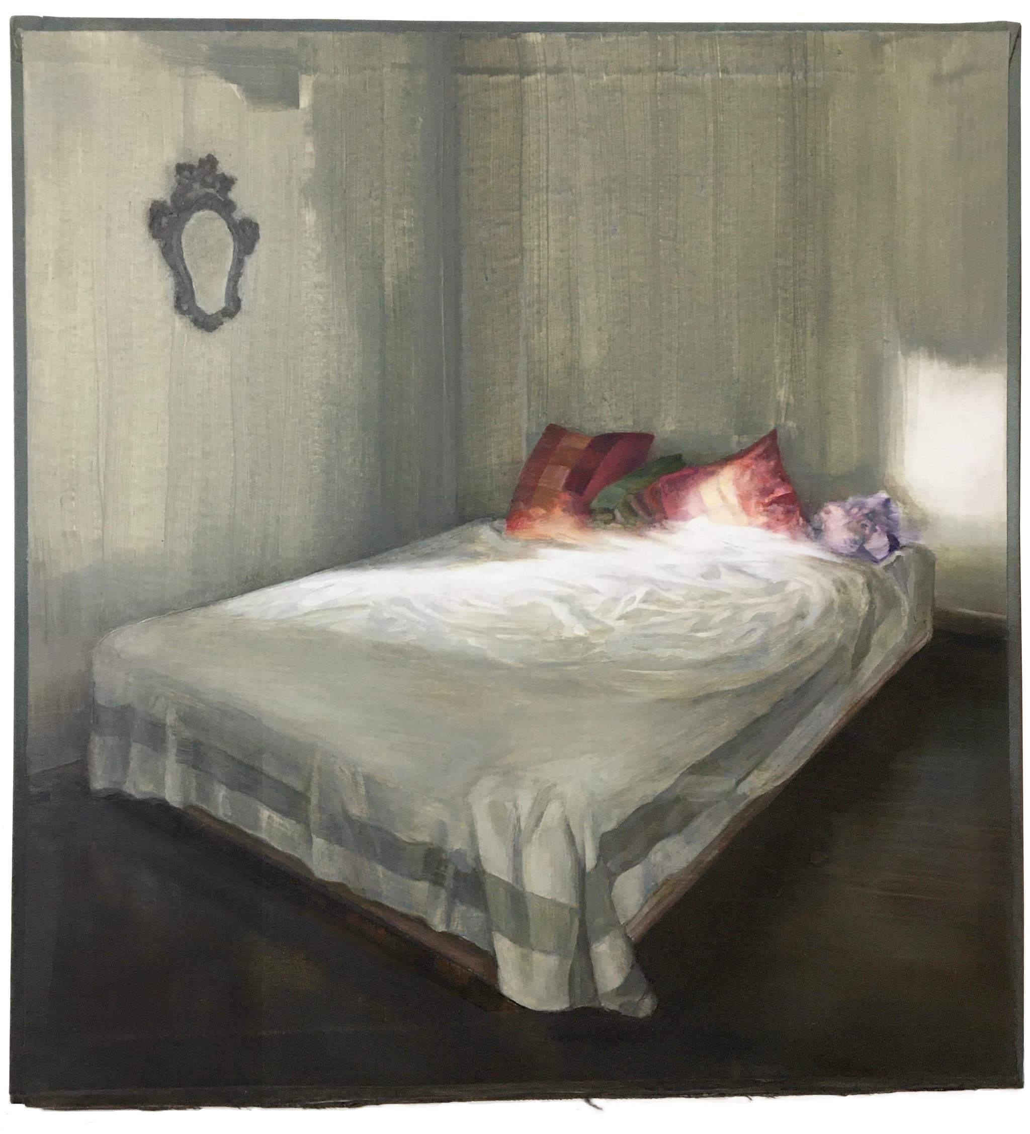 Morning light on bed